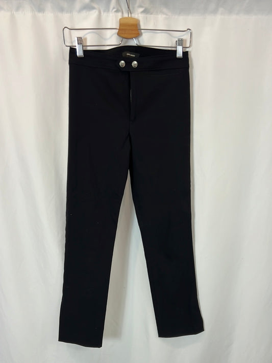 ISABEL MARANT. pantalón negro recto  T.36