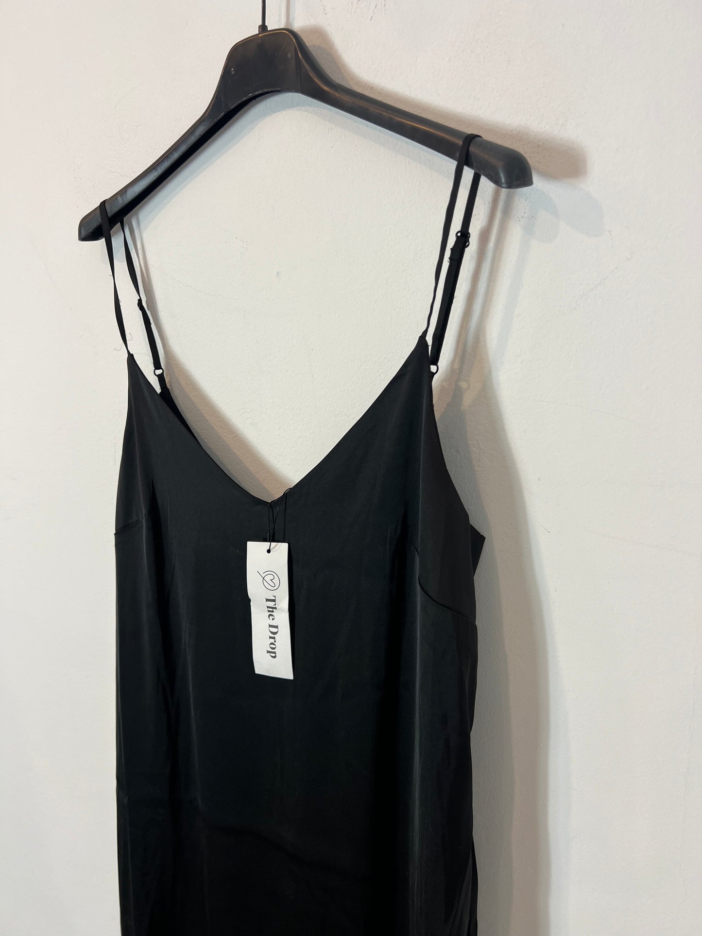 THE DROP. Vestido negro lencero T.xs