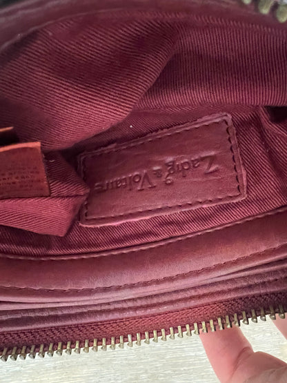 ZADIG & VOLTAIRE. Cartera de mano piel logo