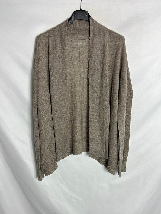 ZADIG&VOLTAIRE. Chaqueta punto cashmere jaspeada. T XS/S