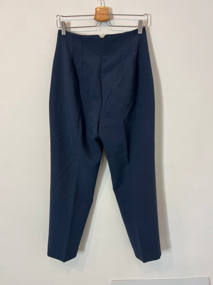 ZARA. Pantalón azul pinzas T.m