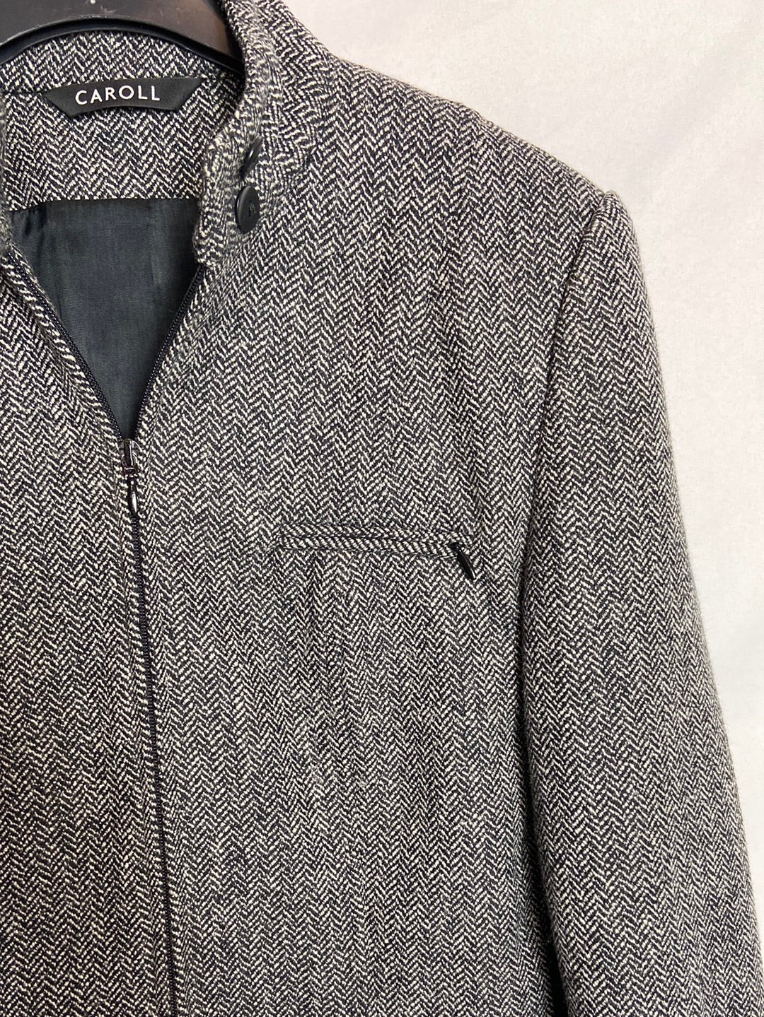 CAROLL. Chaqueta gris jaspeada. T U (S)