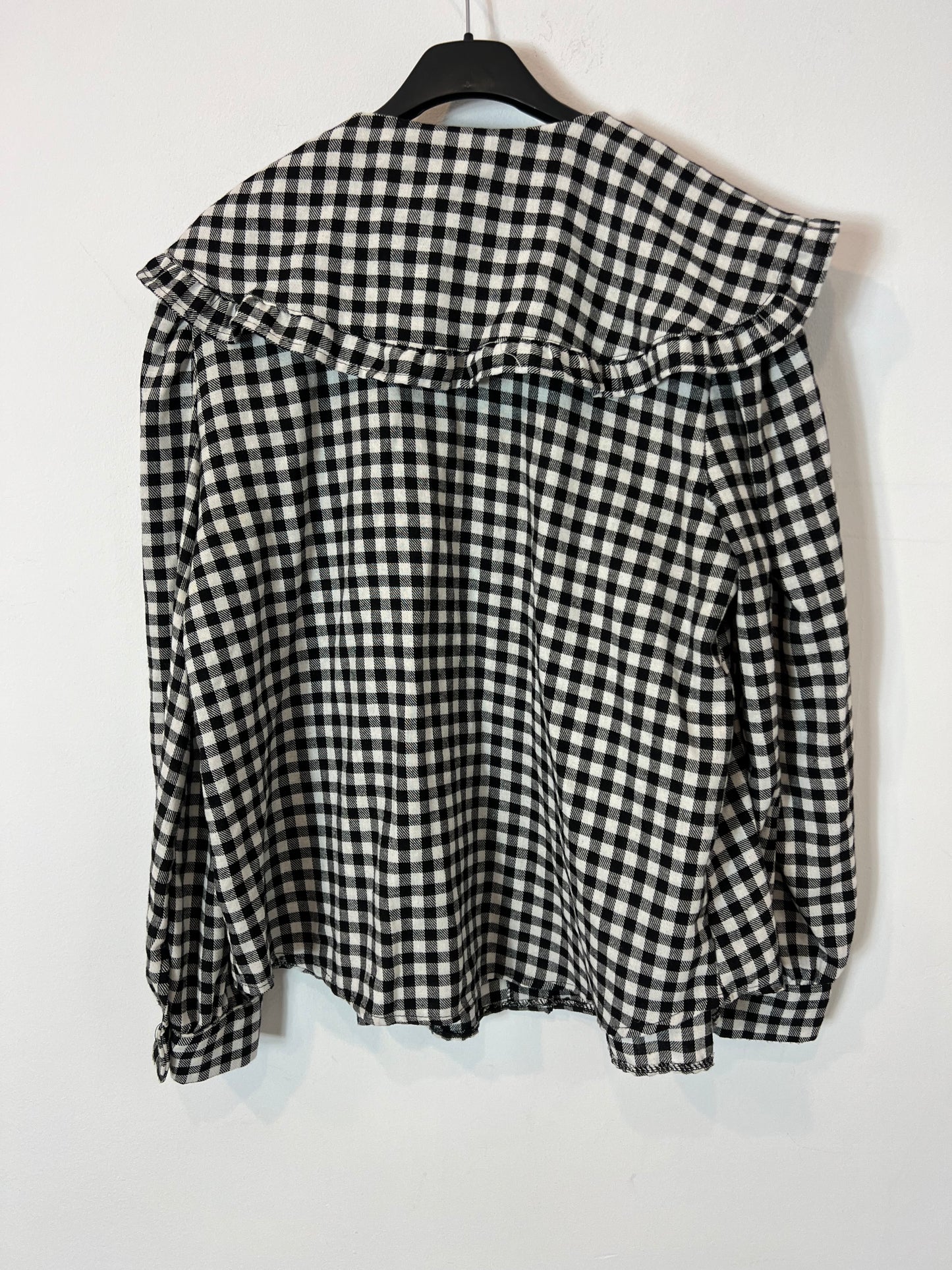 OTRAS. Blusa algodón cuadros. T M/L