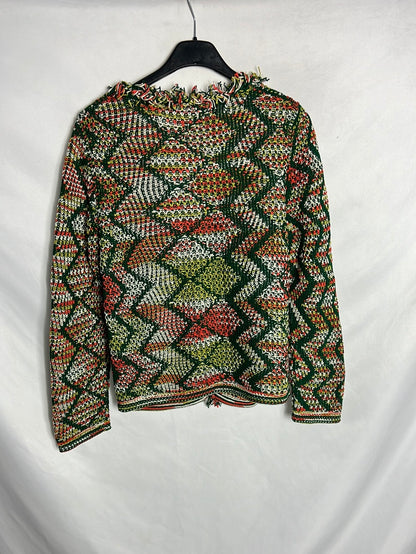 MISSONI. Chaqueta algodón colores . T42 (M)