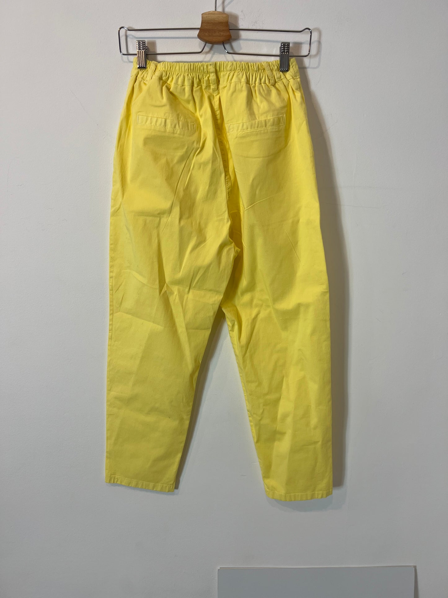 ZEROASSOLUTO. Pantalón amarillo algodón. T S