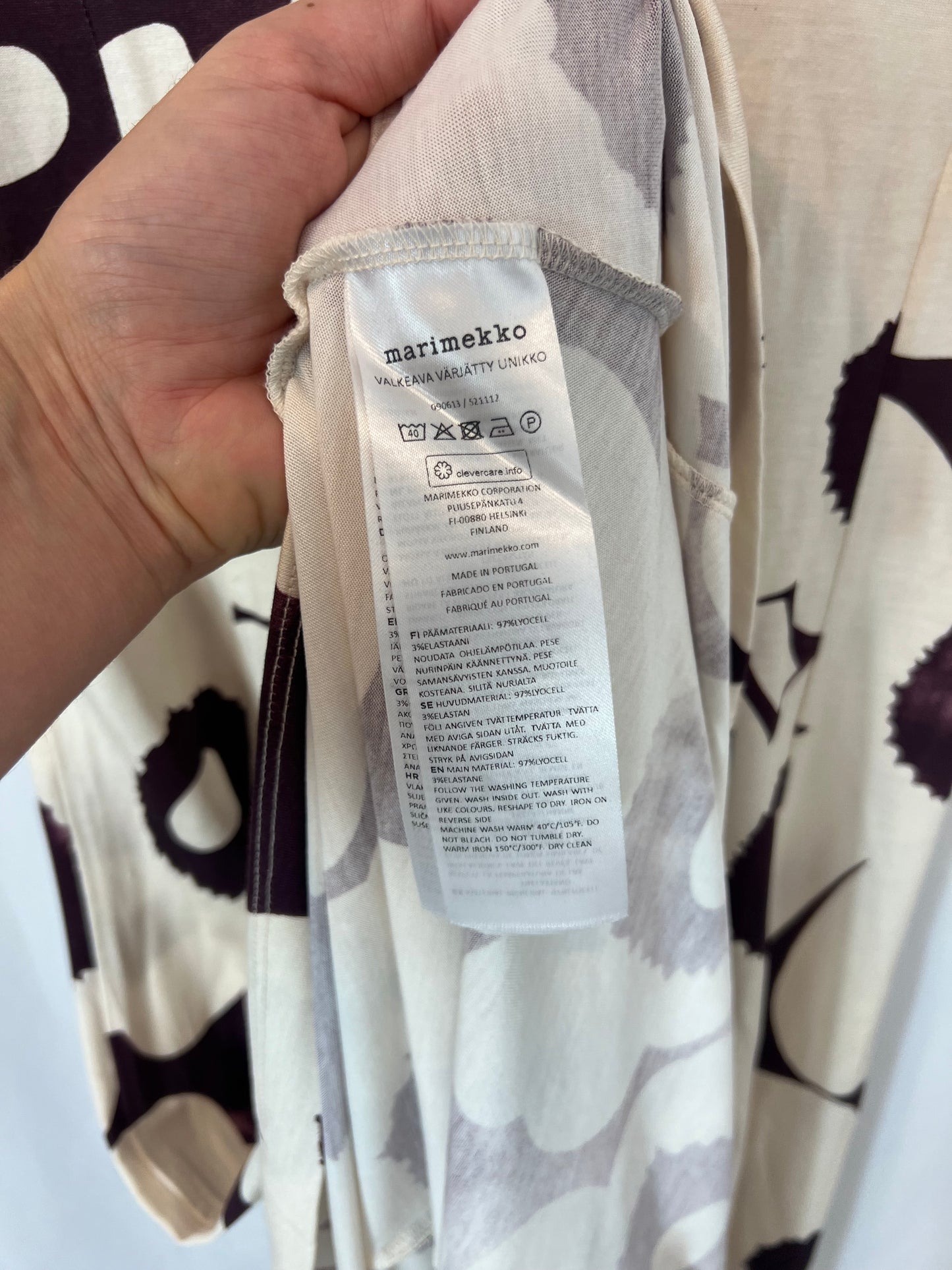 MARIMEKKO. Vestido midi elástico. T S