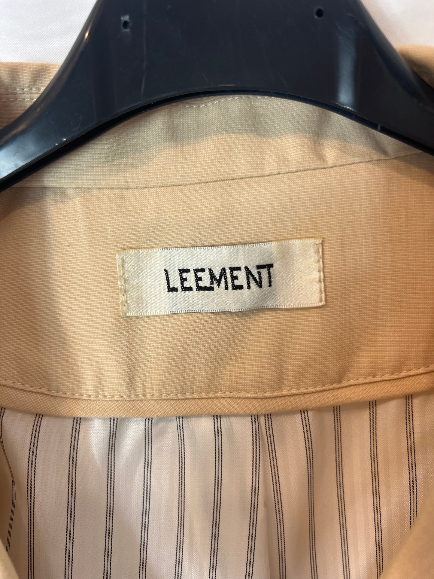 LEEMENT. Blazer beige corta T.u(S)