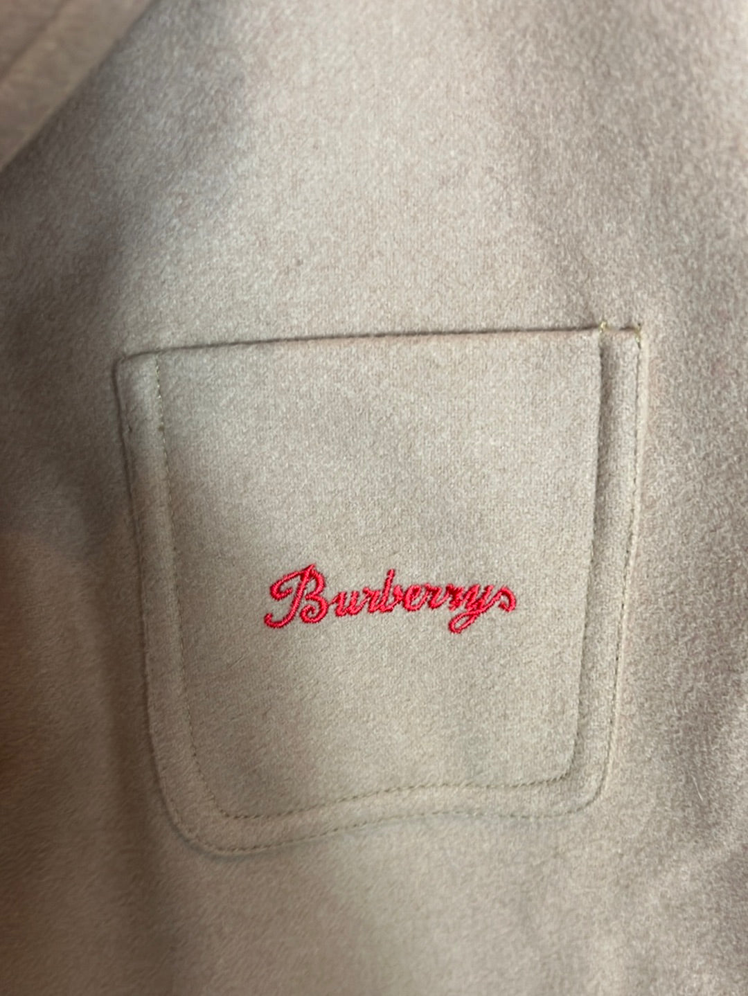 BURBERRYS. Blazer lana beige bolsillos. T 40