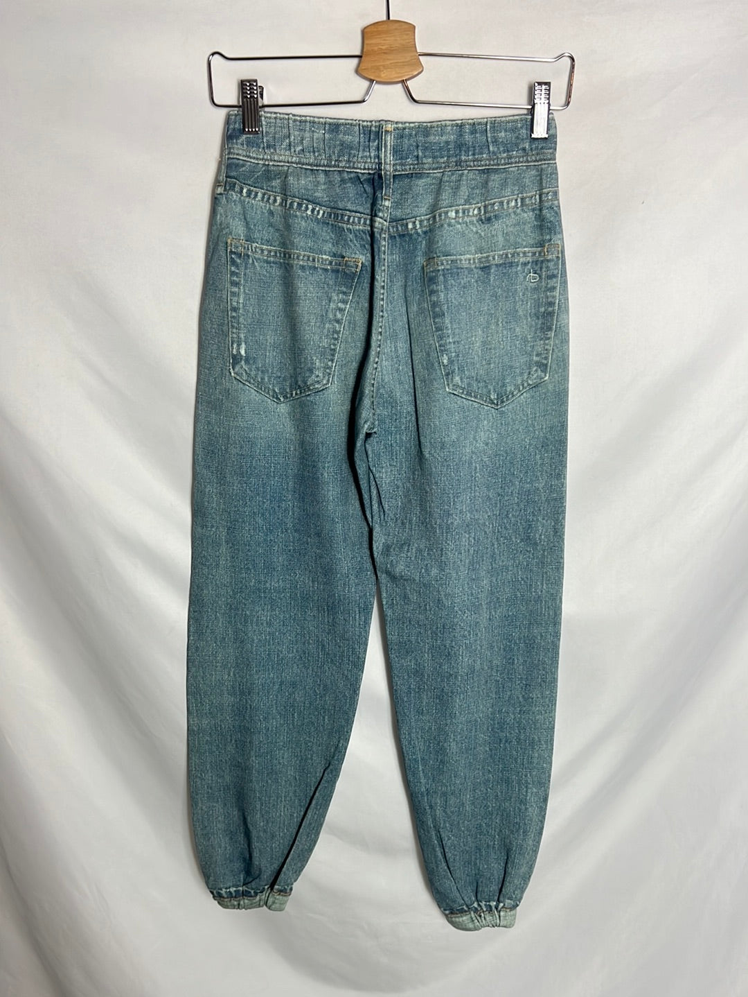 RAG&BONE. Pantalón fruncidos efecto denim. T XS