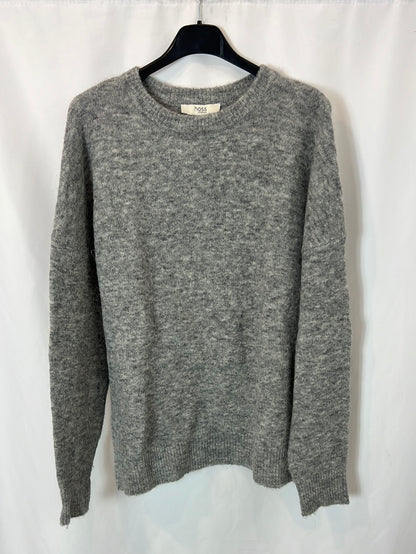 INTROPIA. Jersey gris  jaspeado T.s