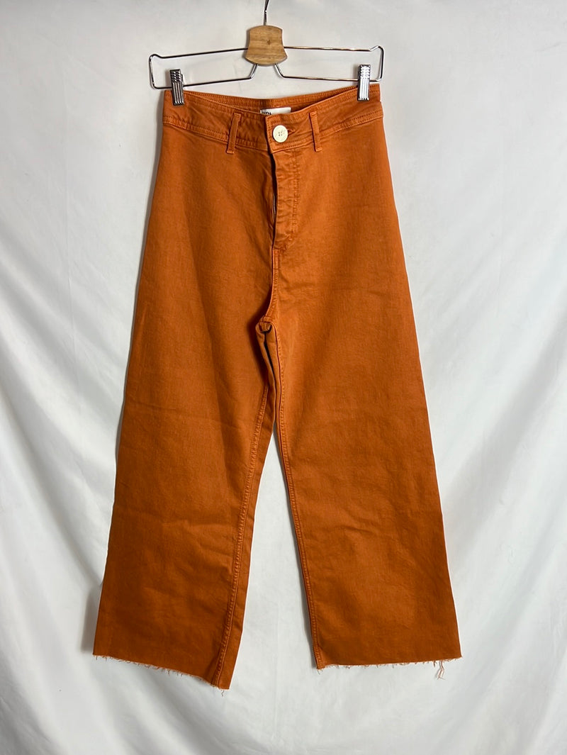 ZARA. Pantalón culotte naranja T.38 – Hibuy market