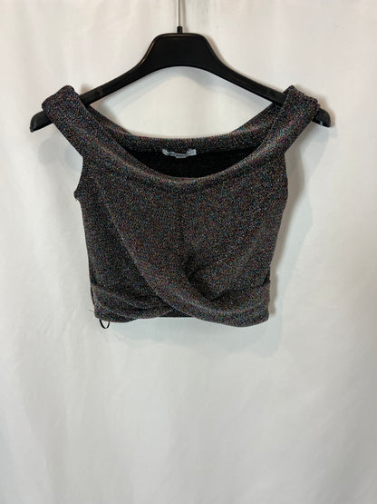 SUBDUED. Crop top hilos brillo colores. T S