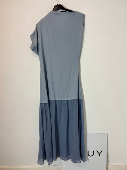 G.LEM. Vestido largo doble textura T.l