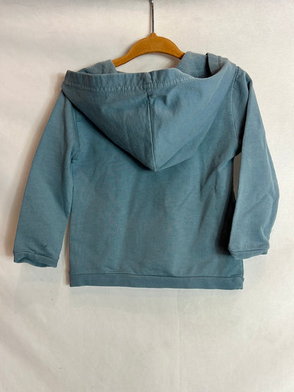 ANCAR. Sudadera fina azul golf