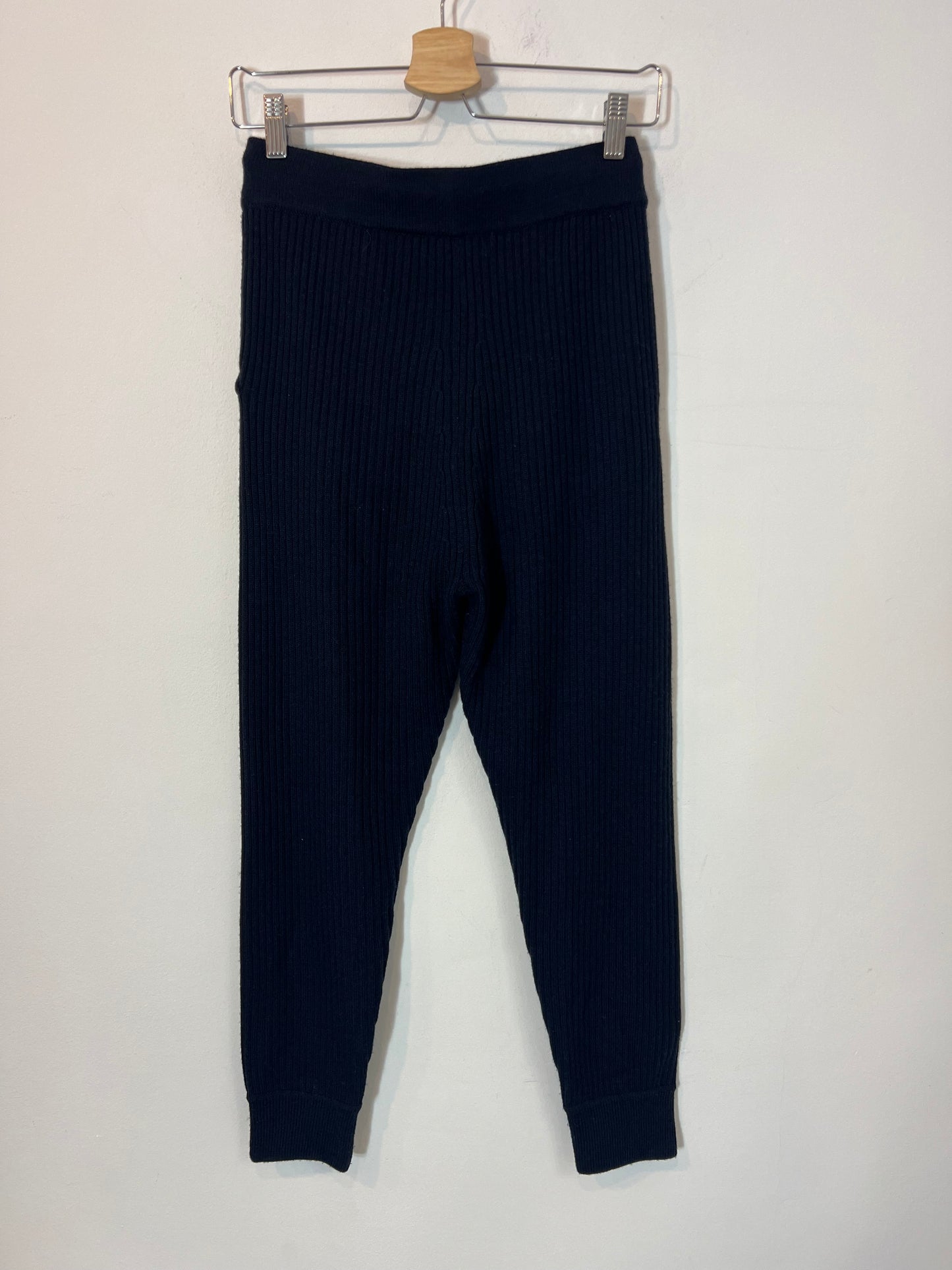 IRO. Pantalón lana canalé azul T.xs