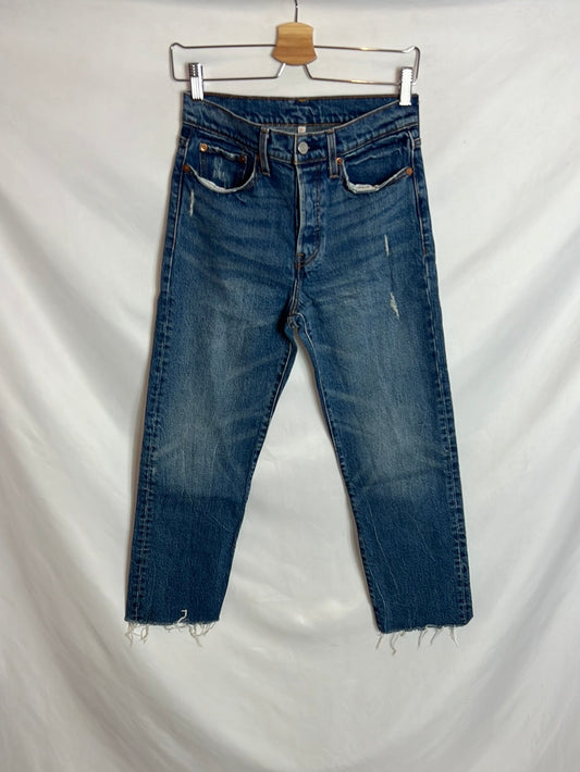 LEVI’S. Denim cropped  rectos. T 27 (36)