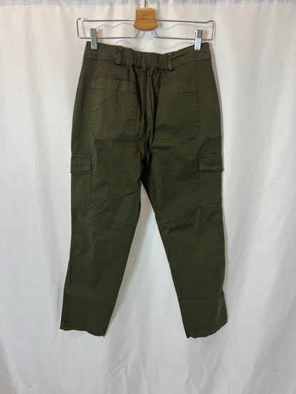 ESE O ESE. Pantalón cargo verde T.34 (36)