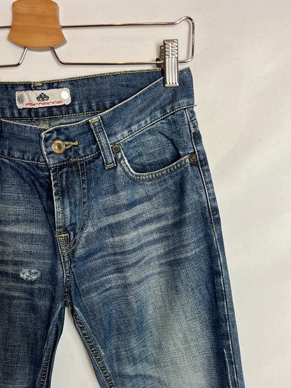 FORNARINA. Denim efecto desgastado. T 38