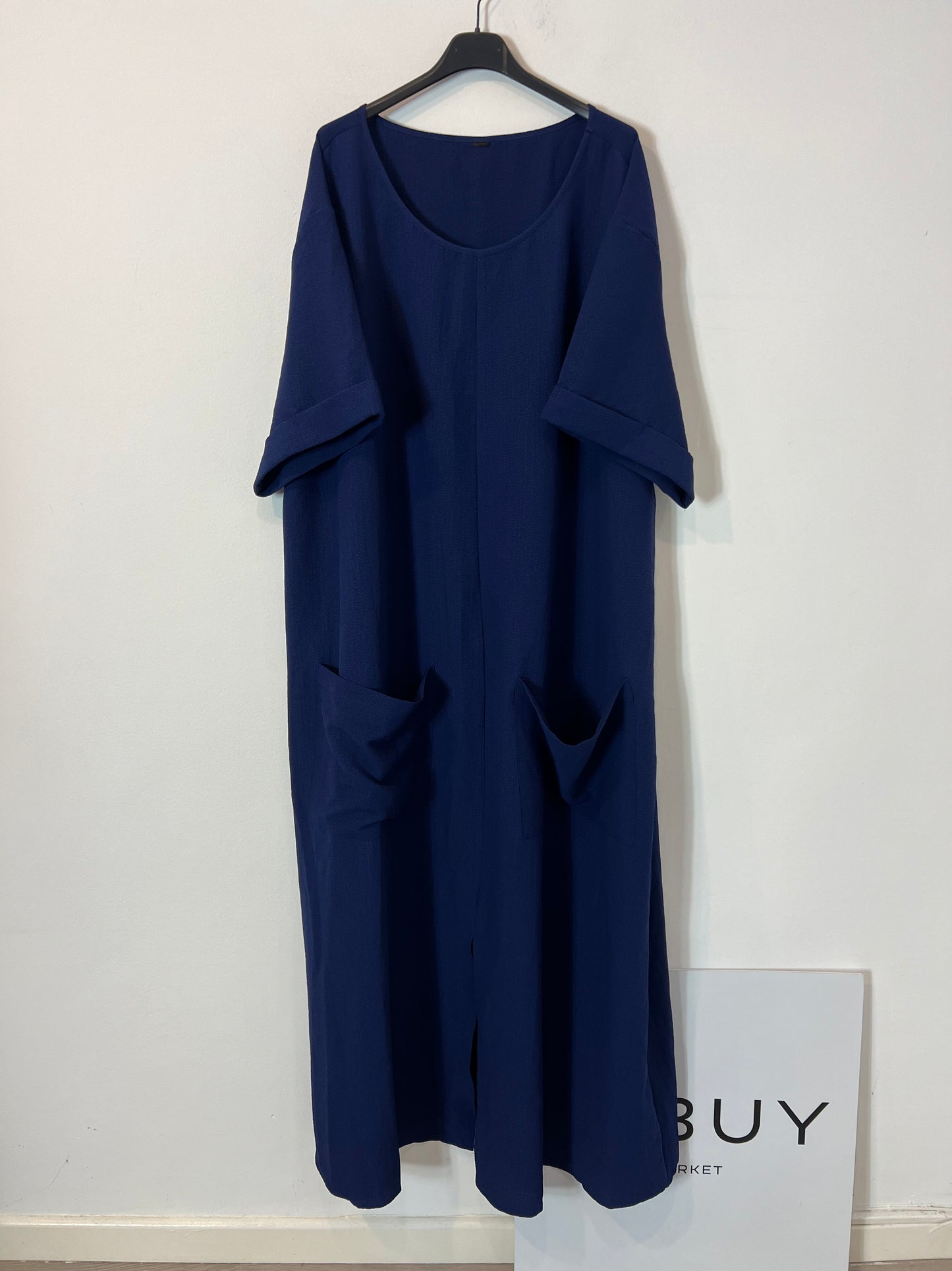 OTRAS. Vestido azul bolsillos T.4xl