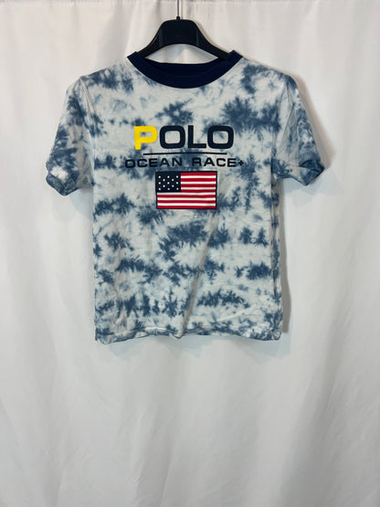 POLO. Camiseta tie dye logo. T 8 años