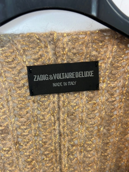 ZADIG&VOLTAIRE. Chaqueta lana hilos dorados. T S