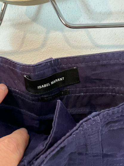 ISABEL MARANT. Pantalón morado bombacho  T.34