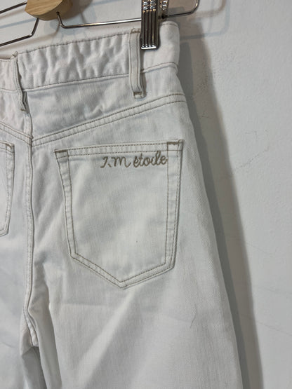 ISABEL MARANT. Pantalón denim blanco T.34