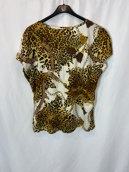 LOEWE. Camiseta animal print T.L