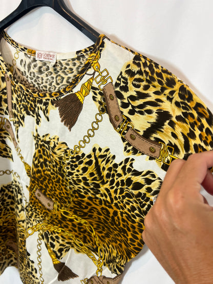 LOEWE. Camiseta animal print T.L