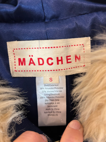 MÄDCHEN. Chaqueta azul estampada. T S