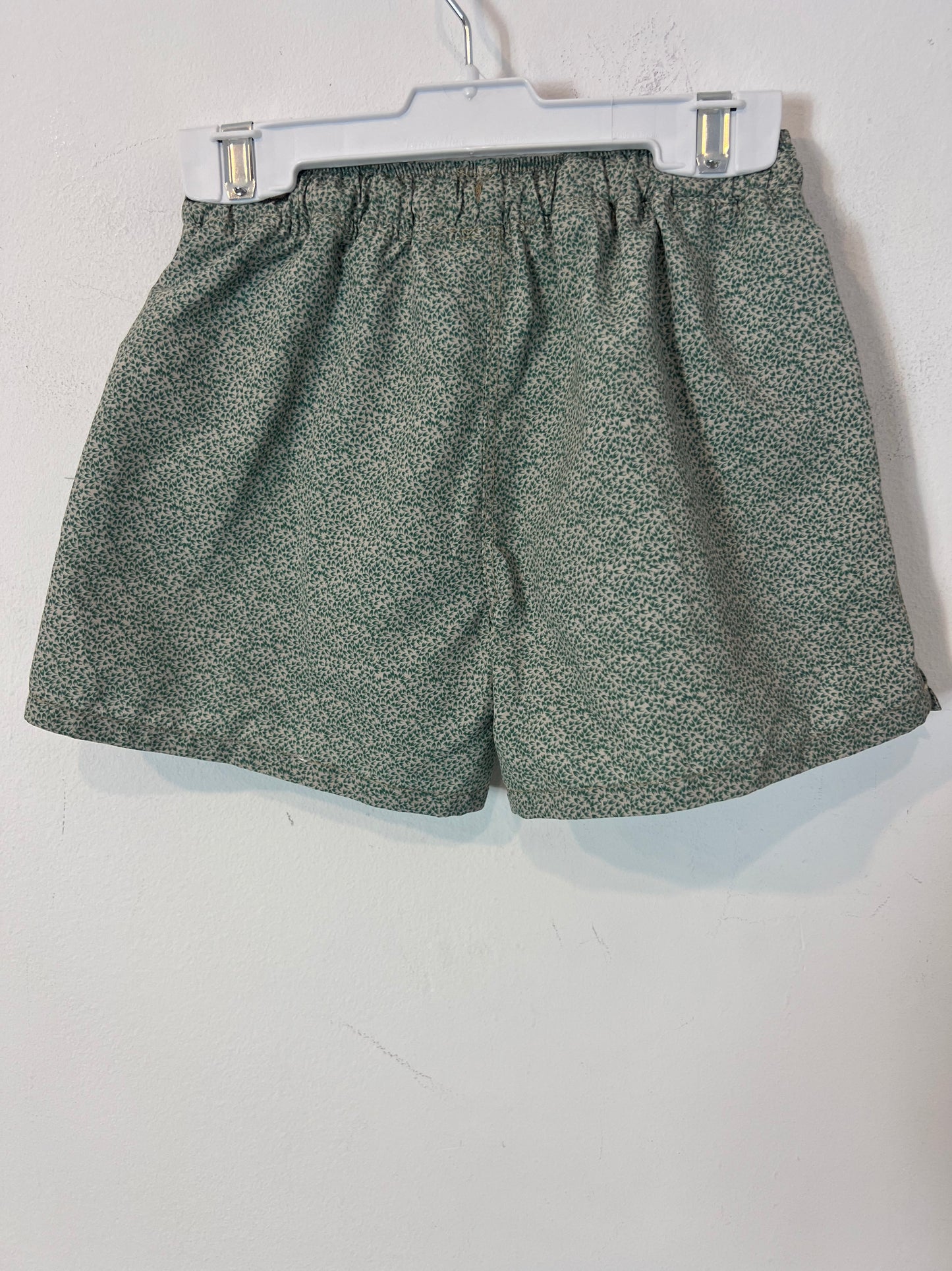 ZARA HOME. Bañador niño verde estampado. T 4-5 años