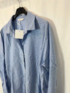 CARLOTA&CO. camisa azul estilo Oxford T.l