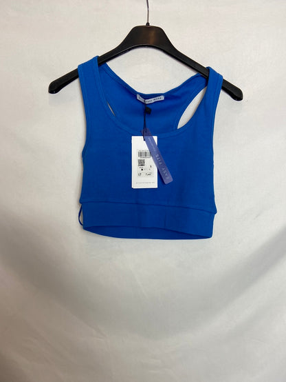 EASY WEAR. Croptop azul tirante  T.S