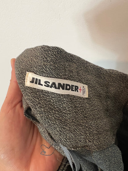 JIL SANDER. Pantalón pizas jaspeado. T 40 (36)