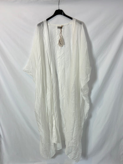 MALOTA. Kimono blanco fluido TU(m/l)