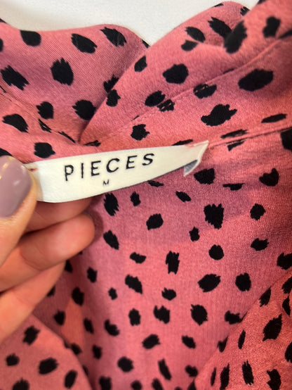 PIECES. Vestido midi camisero T.m