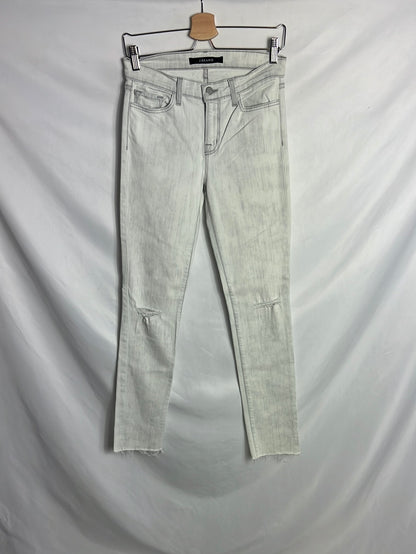 J BRAND. Denim pitillo  rotos . T 28( 38)