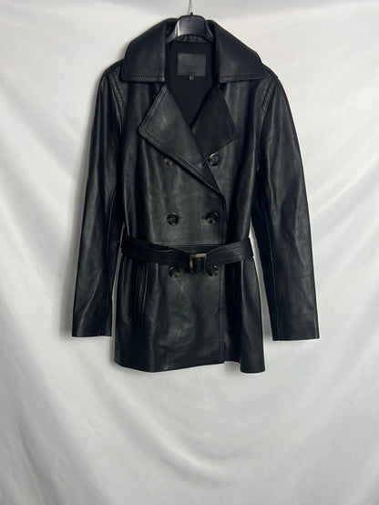 MASSIMO DUTTI. Trench piel . T S