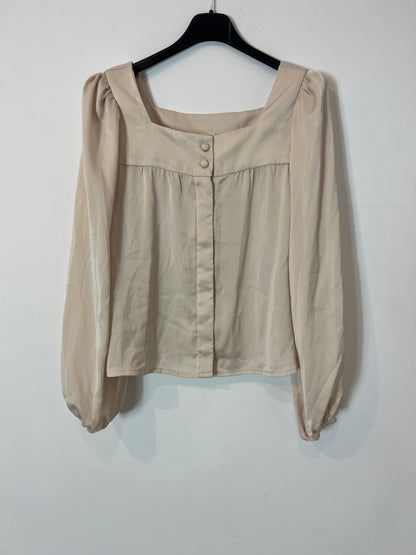 TRIANA BY C. Blusa beige satinada T.s