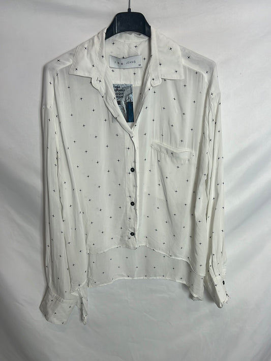 IRO. Blusa blanca estrellas T.34