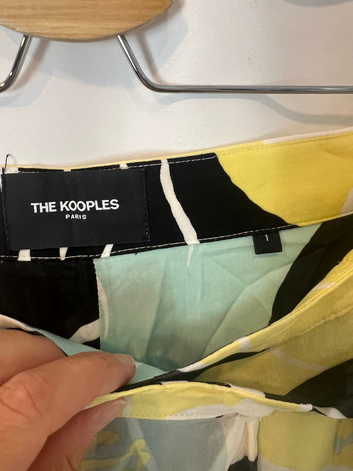 THE KOOPLES. Falda estampada cruzada T.s