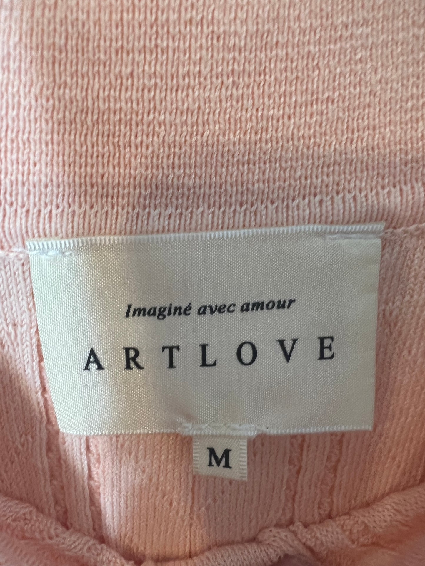 ARTLOVE. Top rosa polero T.m