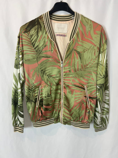 SCOTCH&SODA. Bomber estampada satinada . T S/M