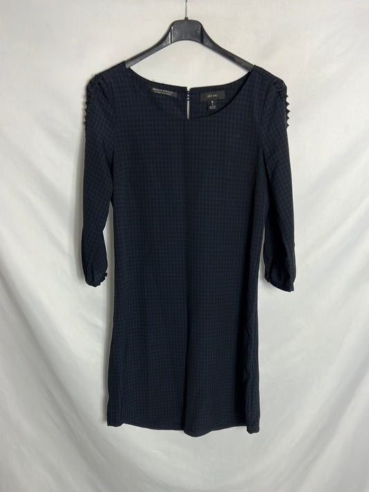 MAISON SCOTCH. Vestido corto pata de gallo T 1(S)