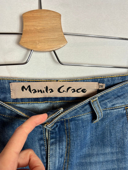 MANILA GRACE. Denim acampando bolsillos. T 26(36)