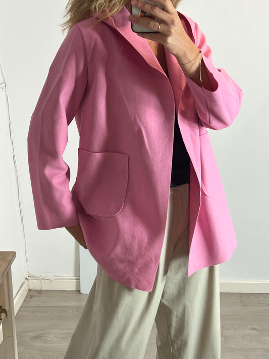 OTRAS. Chaqueta rosa con capucha t. U (M/L)