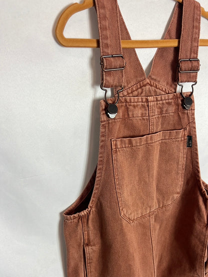 ZARA. Peto largo denim bolsillo. T 4-5 años