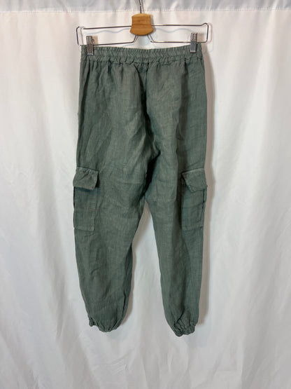 OTRAS. Pantalón cargo lino T.xs/s