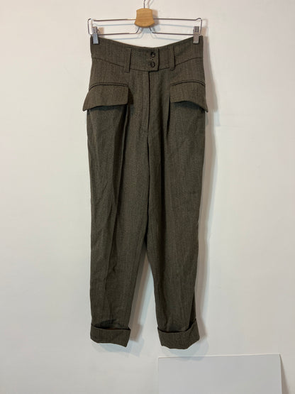 JIL SANDER. Pantalón pizas jaspeado. T 40 (36)