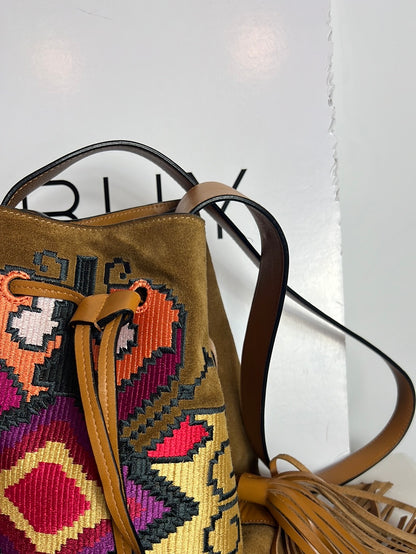 ISABEL MARANT. Bolso piel bordados(Tara)